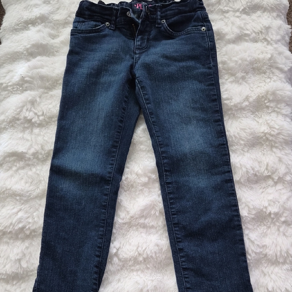 Place Skinny Jeans in Dark Indigo Wash